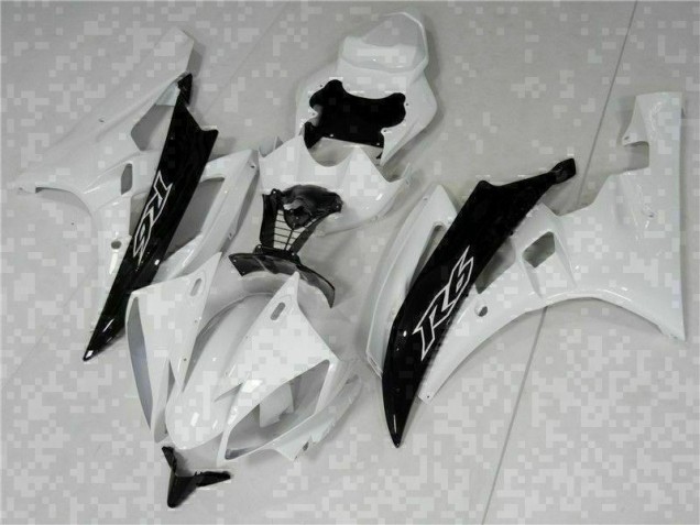 2006-2007 White Black Yamaha YZF R6 Bike Fairings 2006-2007 White Black Yamaha YZF R6 Bike Fairings