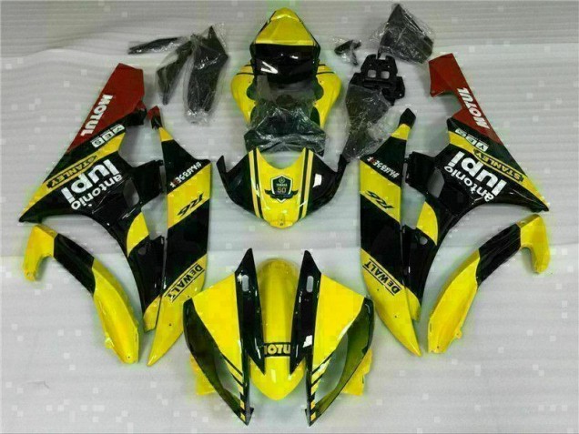 2006-2007 Yellow Yamaha YZF R6 Motor Bike Fairings 2006-2007 Yellow Yamaha YZF R6 Motor Bike Fairings