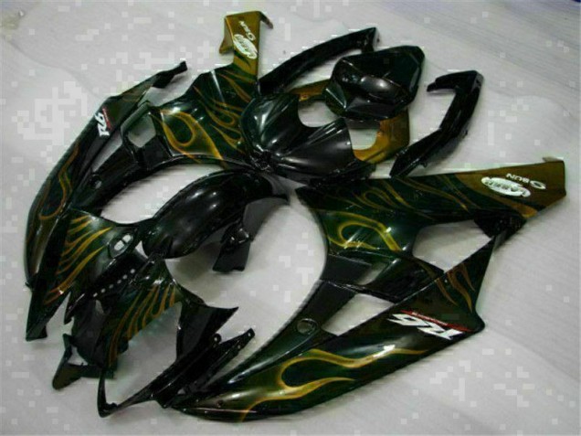 2006-2007 Black Yamaha YZF R6 Bike Fairing Kit 2006-2007 Black Yamaha YZF R6 Bike Fairing Kit