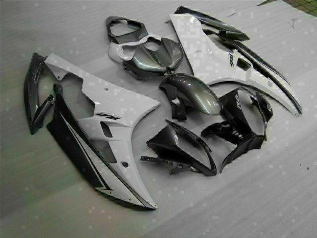 2006-2007 White Silver Yamaha YZF R6 Moto Fairings 2006-2007 White Silver Yamaha YZF R6 Moto Fairings