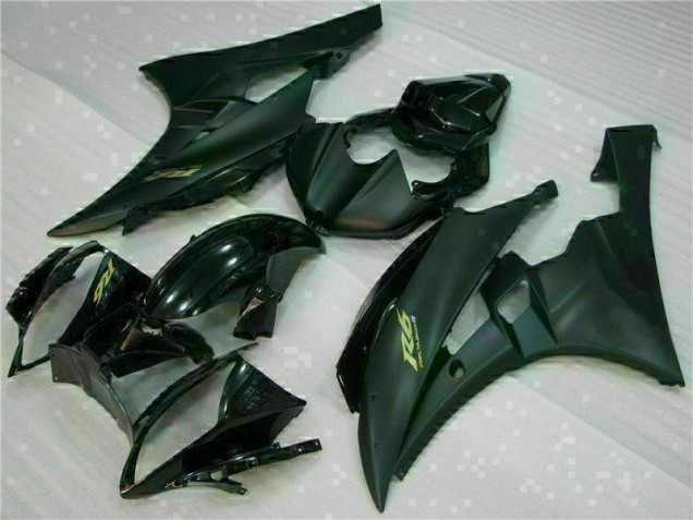 2006-2007 Matte Black Yamaha YZF R6 Motorcycle Fairing Kits 2006-2007 Matte Black Yamaha YZF R6 Motorcycle Fairing Kits