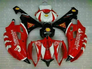 2006-2007 Red Yamaha YZF R6 Bike Fairing Kit