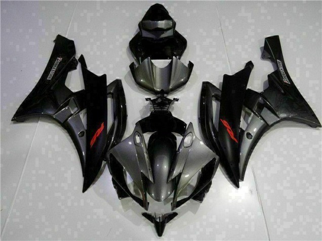2006-2007 Grey Black Yamaha YZF R6 Motorcycle Bodywork 2006-2007 Grey Black Yamaha YZF R6 Motorcycle Bodywork