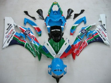 2006-2007 Multi Color Yamaha YZF R6 Motorcycle Fairings Kit