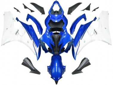 Abs 2006-2007 Blue White Yamaha YZF R6 Motorcycle Fairing Kit