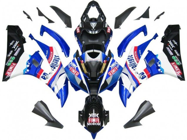 2006-2007 Blue Black Sterilgard Yamaha YZF R6 Motorbike Fairing 2006-2007 Blue Black Sterilgard Yamaha YZF R6 Motorbike Fairing