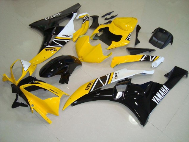 2006-2007 Yellow Yamaha YZF R6 Motorcycle Fairing 2006-2007 Yellow Yamaha YZF R6 Motorcycle Fairing
