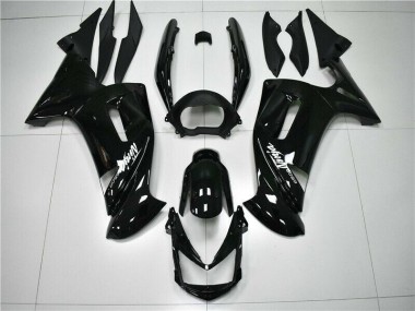 Abs 2006-2008 Glossy Black Kawasaki EX650 Motorbike Fairings