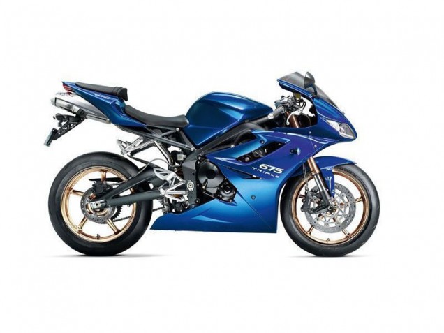 2006-2008 Blue Triumph Daytona 675 Triple Motorcycle Fairing Kits 2006-2008 Blue Triumph Daytona 675 Triple Motorcycle Fairing Kits