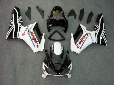 Abs 2006-2008 Black White Triumph Daytona 675 Triple Bike Fairings