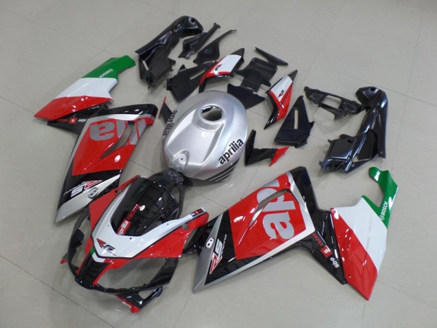 Abs 2006-2011 Red White Black Aprilia RS125 Bike Fairings