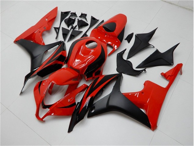 2007-2008 Black Red Honda CBR600RR Motorcycle Fairing Kit 2007-2008 Black Red Honda CBR600RR Motorcycle Fairing Kit