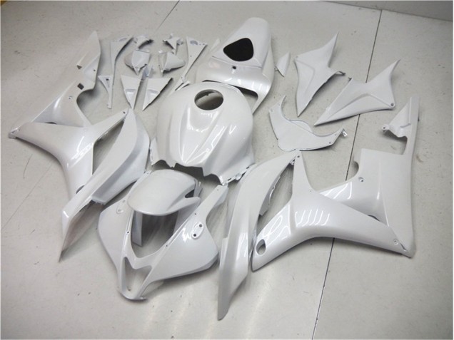 2007-2008 Pearl White Honda CBR600RR Motorbike Fairing 2007-2008 Pearl White Honda CBR600RR Motorbike Fairing