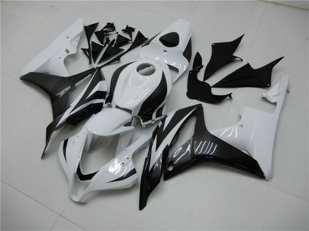 2007-2008 White Black Honda CBR600RR Motorbike Fairing