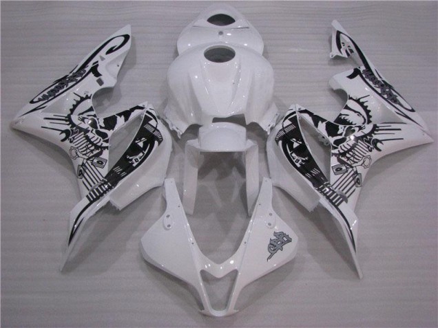 2007-2008 Black White Honda CBR600RR Replacement Motorcycle Fairings 2007-2008 Black White Honda CBR600RR Replacement Motorcycle Fairings