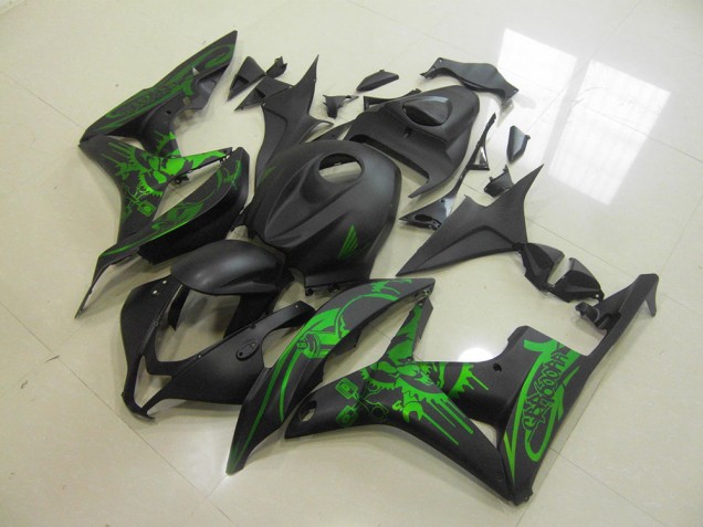 2007-2008 Green Skull Honda CBR600RR Motor Fairings 2007-2008 Green Skull Honda CBR600RR Motor Fairings