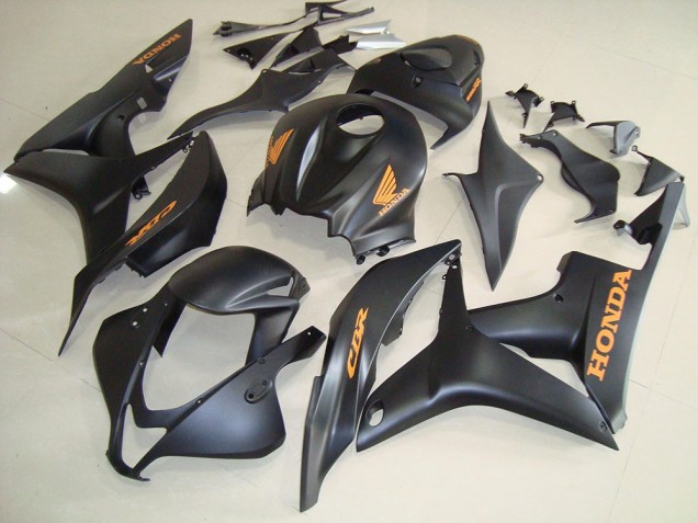 2007-2008 Matte Black Honda CBR600RR Bike Fairing 2007-2008 Matte Black Honda CBR600RR Bike Fairing