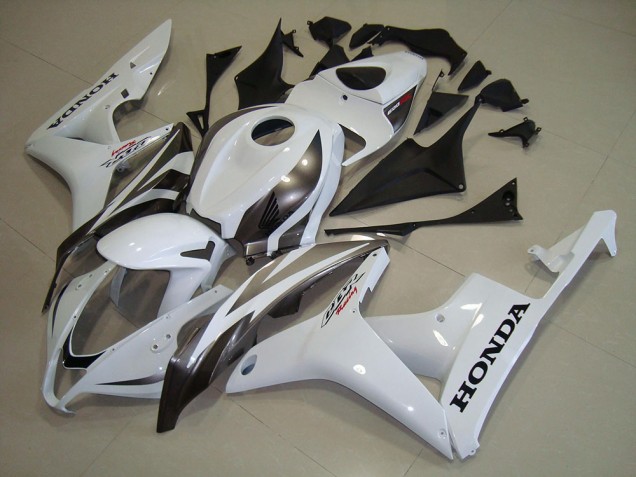 2007-2008 White Silver Honda CBR600RR Motorcycle Fairing Kits 2007-2008 White Silver Honda CBR600RR Motorcycle Fairing Kits