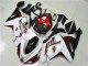 2007-2008 White Black Red Kawasaki ZX6R Motorbike Fairings