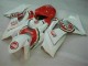 2007-2008 Red White Suzuki GSXR 1000 K7 Motor Bike Fairings