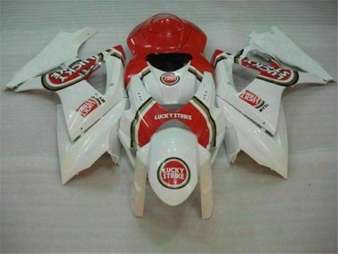 Abs 2007-2008 Red White Suzuki GSXR 1000 K7 Motor Bike Fairings