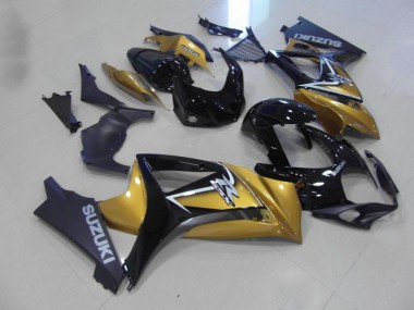 Abs 2007-2008 Gold Black Suzuki GSXR 1000 K7 Replacement Fairings