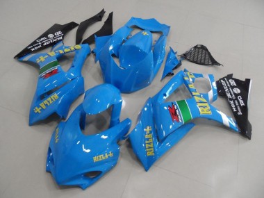 Abs 2007-2008 Blue Rizla Race Suzuki GSXR 1000 K7 Motor Bike Fairings