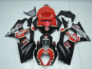 Abs 2007-2008 Matte Lucky Strike Suzuki GSXR 1000 K7 Motorcycle Bodywork