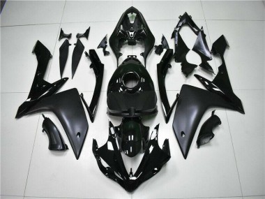 2007-2008 Glossy Matte Black Yamaha YZF R1 Motorcycle Bodywork
