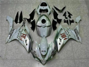 2007-2008 White Yamaha YZF R1 Motorcycle Fairings Kits