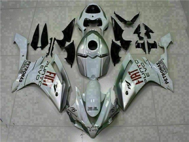 2007-2008 White Yamaha YZF R1 Motorcycle Fairings Kits 2007-2008 White Yamaha YZF R1 Motorcycle Fairings Kits