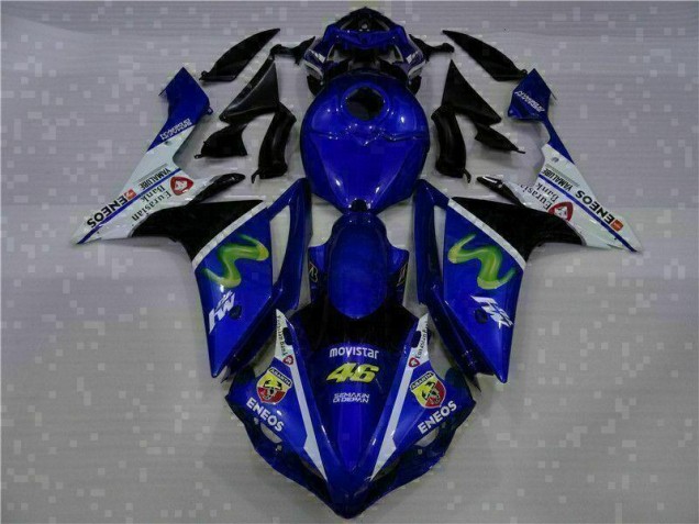 2007-2008 Blue Yamaha YZF R1 Motorcyle Fairings 2007-2008 Blue Yamaha YZF R1 Motorcyle Fairings