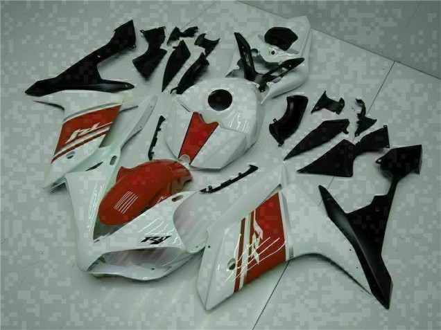 2007-2008 White Yamaha YZF R1 Motorcycle Fairing 2007-2008 White Yamaha YZF R1 Motorcycle Fairing
