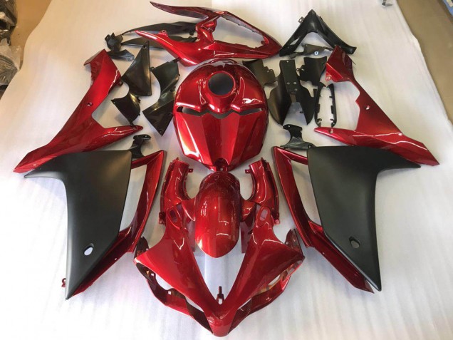 2007-2008 Matte Black Red Yamaha YZF R1 Motorbike Fairing Kits 2007-2008 Matte Black Red Yamaha YZF R1 Motorbike Fairing Kits