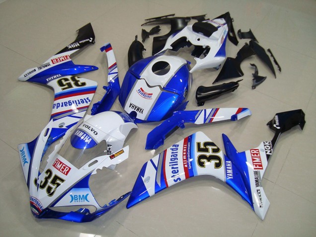 2007-2008 Blue Stickers Yamaha YZF R1 Motorcycle Fairings 2007-2008 Blue Stickers Yamaha YZF R1 Motorcycle Fairings