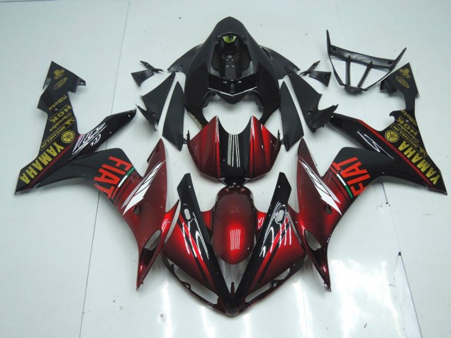 2007-2008 Dark Glossy Black Yamaha YZF R1 Motorcycle Fairing Kits 2007-2008 Dark Glossy Black Yamaha YZF R1 Motorcycle Fairing Kits