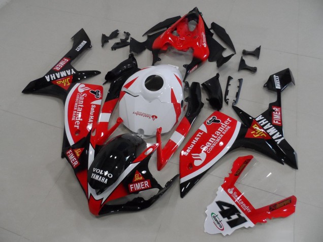 2007-2008 Red Black Stickers Yamaha YZF R1 Motorcycle Bodywork 2007-2008 Red Black Stickers Yamaha YZF R1 Motorcycle Bodywork