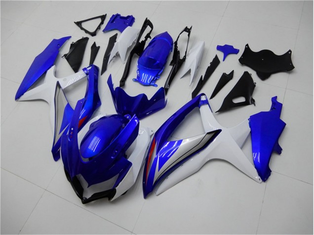 2008-2010 Blue White Suzuki GSXR 600/750 Motorcylce Fairings