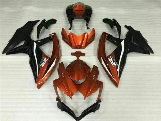 2008-2010 Red Black Suzuki GSXR 600/750 Motorbike Fairings