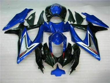 Abs 2008-2010 Blue Black Suzuki GSXR 600/750 Motorcycle Fairing Kit