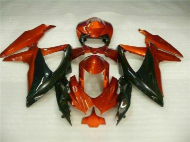 Abs 2008-2010 Red Black Suzuki GSXR 600/750 Motorcycle Replacement Fairings