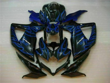 2008-2010 Blue Black Suzuki GSXR 600/750 Motorcycle Fairings Kit