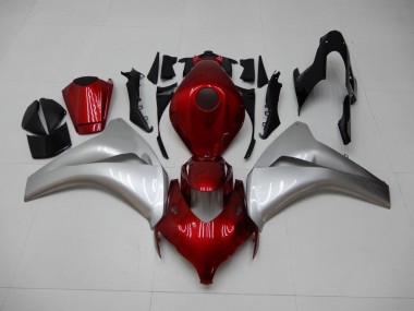 Abs 2008-2011 Red Silver Honda CBR1000RR Motorbike Fairings