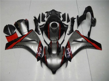 ABS 2008-2011 Grey Red Black Honda CBR1000RR Motorcycle Fairing Kits & Plastic Bodywork MF1351