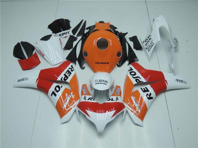 2008-2011 Orange White Red Repsol Honda CBR1000RR Motorcycle Fairing Kits 2008-2011 Orange White Red Repsol Honda CBR1000RR Motorcycle Fairing Kits