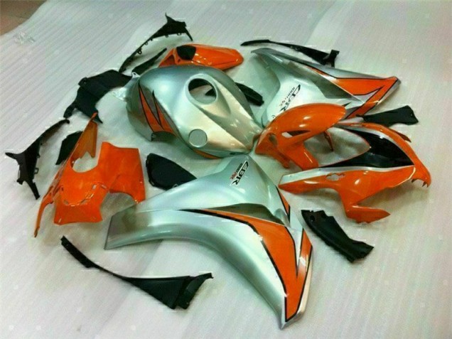 2008-2011 Silver Orange Honda CBR1000RR Bike Fairings 2008-2011 Silver Orange Honda CBR1000RR Bike Fairings