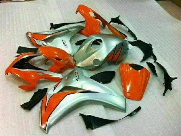 2008-2011 Silver Orange Honda CBR1000RR Bike Fairings 2008-2011 Silver Orange Honda CBR1000RR Bike Fairings