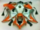 2008-2011 Silver Orange Honda CBR1000RR Bike Fairings 2008-2011 Silver Orange Honda CBR1000RR Bike Fairings