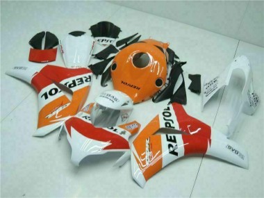 Abs 2008-2011 Orange Repsol Honda CBR1000RR Motorcycle Bodywork