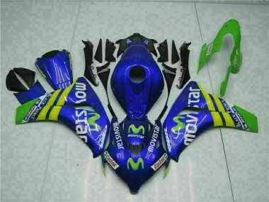 Abs 2008-2011 Green Blue Honda CBR1000RR Motorcycle Replacement Fairings